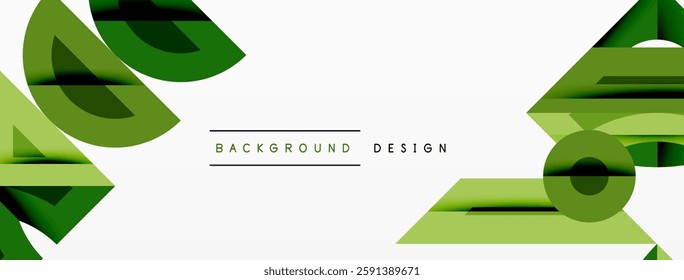 Abstract geometric background shapes forming a modern, symmetrical pattern. Bold contrast, smooth gradients, dynamic composition, futuristic style