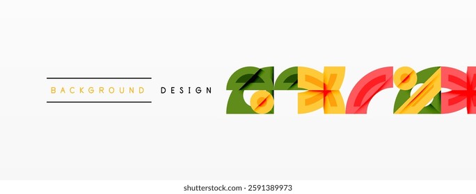Abstract geometric background shapes forming a modern, symmetrical pattern. Bold contrast, smooth gradients, dynamic composition, futuristic style