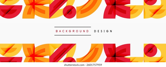 Abstract geometric background shapes forming a modern, symmetrical pattern. Bold contrast, smooth gradients, dynamic composition, futuristic style