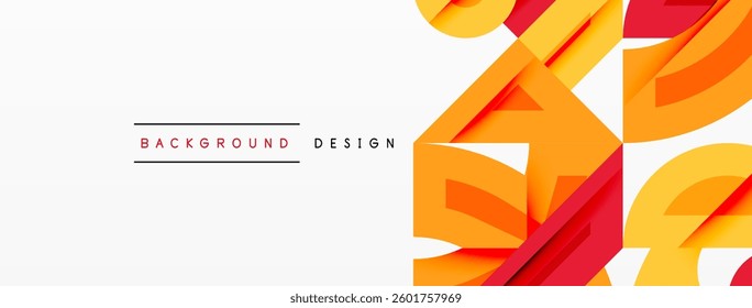 Abstract geometric background shapes forming a modern, symmetrical pattern. Bold contrast, smooth gradients, dynamic composition, futuristic style