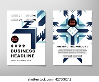 Abstract Geometric Background. Geometric Shapes and Frames for Presentation, Annual Reports, Flyers, Brochures, Leaflets, Posters, Business Cards and Document Cover Pages Design. A4 Title Template.