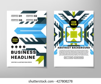 Abstract Geometric Background. Geometric Shapes and Frames for Presentation, Annual Reports, Flyers, Brochures, Leaflets, Posters, Business Cards and Document Cover Pages Design. A4 Title Template.