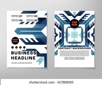 Abstract Geometric Background. Geometric Shapes and Frames for Presentation, Annual Reports, Flyers, Brochures, Leaflets, Posters, Business Cards and Document Cover Pages Design. A4 Title Template.
