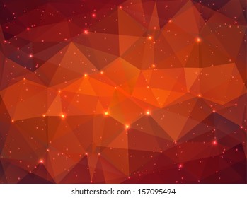 Abstract Geometric Background with shines and sparcles. EPS 10
