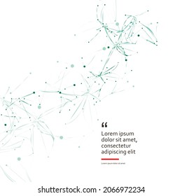 Abstract geometric background. Simple outline style. Geometric texture background. Business network concept. Vector connection lines