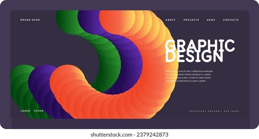 Abstract geometric background of simple shapes. A template for design and creativity.