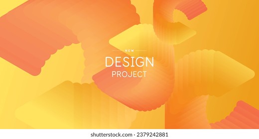 Abstract geometric background of simple shapes. A template for design and creativity.