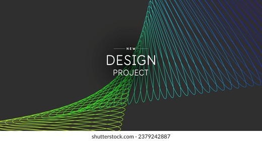 Abstract geometric background of simple shapes. A template for design and creativity.