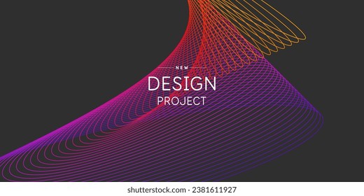 Abstract geometric background of simple shapes. A template for design and creativity. Background for text placement. A modern illustration in a fashionable style.