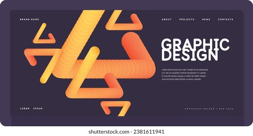 Abstract geometric background of simple shapes. A template for design and creativity. Background for text placement. A modern illustration in a fashionable style.