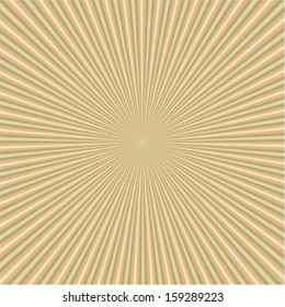 Abstract Geometric Background - simple vector pattern in vintage design style with rays.