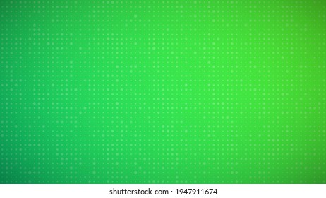 Abstract geometric background of sircles. Green pixel background with empty space. Vector illustration.