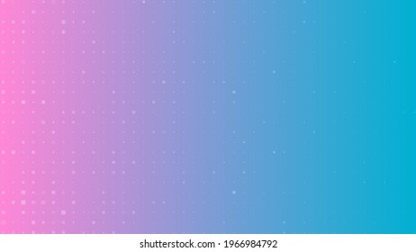 Abstract geometric background of sircles. Purple and blue pixel background with empty space. Vector illustration.
