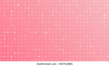 Abstract geometric background of sircles. Red pixel background with empty space. Vector illustration.