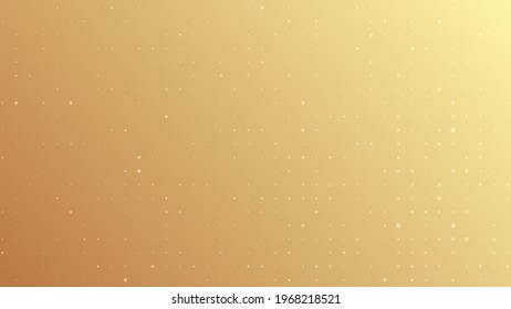 Abstract geometric background of sircles. Yellow pixel background with empty space. Vector illustration.