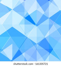 abstract geometric background with soft blue cloors