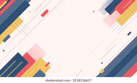 Fondo geométrico Abstractas con colores suaves
