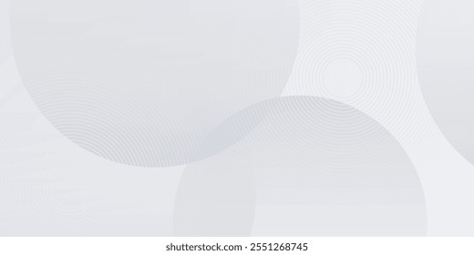 Fondo geométrico Abstractas con gradiente blanco y gris suave para fondo de negocios gráfico de alta tecnología. Diseño de ilustración de Plantilla, fondo de Web, Fondo de pantalla, escritorio, burbujas.