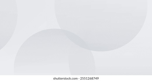 Fondo geométrico Abstractas con gradiente blanco y gris suave para fondo de negocios gráfico de alta tecnología. Diseño de ilustración de Plantilla, fondo de Web, Fondo de pantalla, escritorio, burbujas.