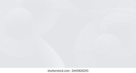 Abstract geometric background with soft white and gray gradient for high tech graphic business background. Template illustration design, web background, wallpaper, desktop, bubbles.