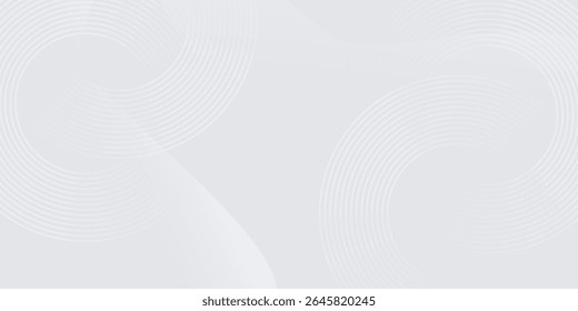 Abstract geometric background with soft white and gray gradient for high tech graphic business background. Template illustration design, web background, wallpaper, desktop, bubbles.
