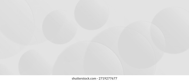 Abstract geometric background with soft white and gray gradient for high tech graphic business background. Template illustration design, web background, wallpaper, desktop, bubbles. vector Eps 10