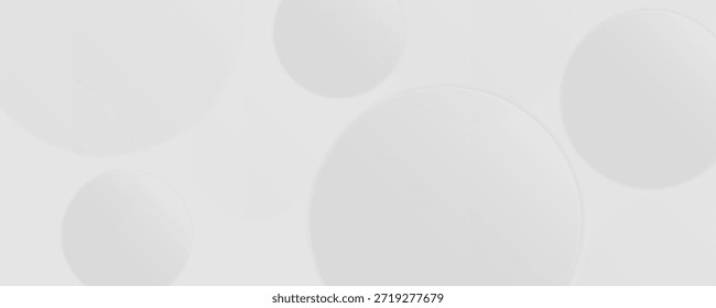 Abstract geometric background with soft white and gray gradient for high tech graphic business background. Template illustration design, web background, wallpaper, desktop, bubbles. vector Eps 10