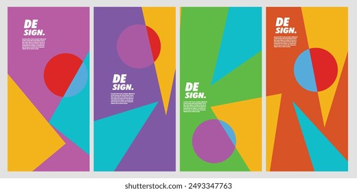 Abstract geometric background with space area suitable for banners 