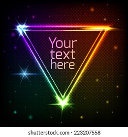 Abstract geometric background with space for your text