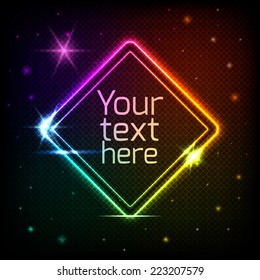 Abstract geometric background with space for your text