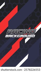 Abstract geometric background for sports, t-shirt, racing car livery