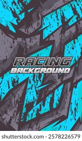 Abstract geometric background for sports, t-shirt, racing car livery