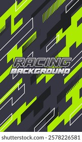 Abstract geometric background for sports, t-shirt, racing car livery