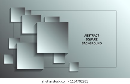 abstract geometric background with square