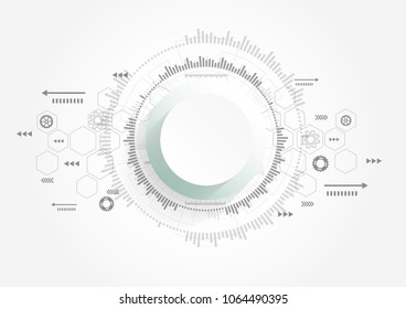 Abstract geometric background with square. dot and line connection. Vector Illustration