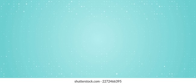 Abstract geometric background of squares. Blue pixel background with empty space. Vector illustration