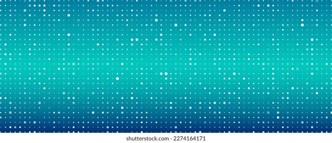 Abstract geometric background of squares. Blue pixel background with empty space. Vector illustration
