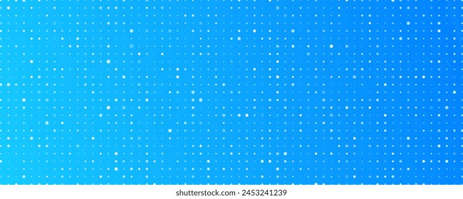 Abstract geometric background with squares. Blue pixel background with empty space. Vector illustration