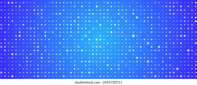 Abstract geometric background with squares. Blue pixel background with empty space. Vector illustration
