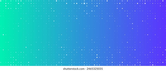 Abstract geometric background with squares. Blue pixel background with empty space. Vector illustration