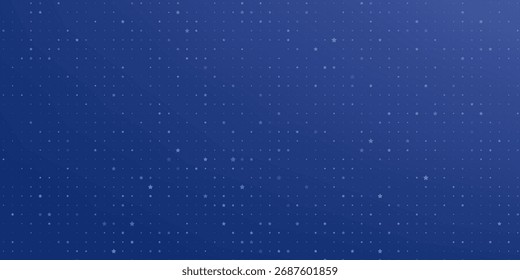 Abstract geometric background with squares. Blue pixel background with empty space. Vector illustration