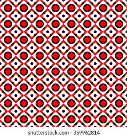 Abstract geometric background squares and circles