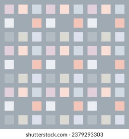 Abstract geometric background with squares Geometry seamless pattern For fabric surface design packaging home decor gift wrap pillows bedding stationery backgrounds and wallpaper Vector illustration