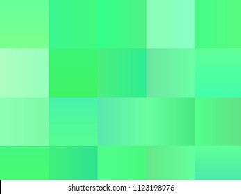 Abstract geometric background with squares. Green color. Vector illustration