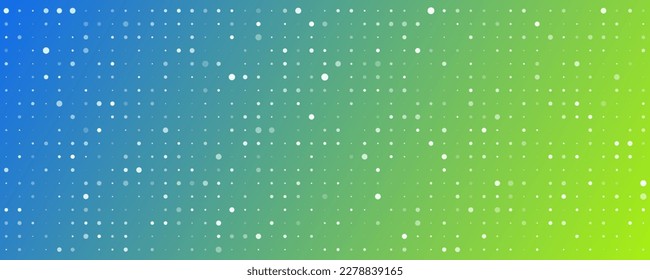 Abstrakter geometrischer Hintergrund von Quadraten. Grüner und blauer Pixelhintergrund mit Leerzeichen. Vektorgrafik