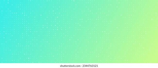 Abstract geometric background with squares. Green pixel background with empty space. Vector illustration