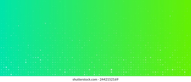 Abstract geometric background with squares. Green pixel background with empty space. Vector illustration