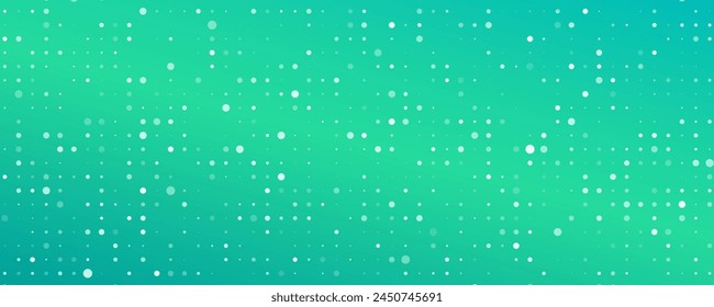 Abstract geometric background with squares. Green pixel background with empty space. Vector illustration