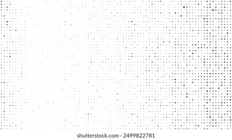 Abstrakter geometrischer Hintergrund mit Quadraten. Graue Pixel auf Weiß mit leerem Leerraum. Digitaler Geschäftskontext. Vektorgrafik