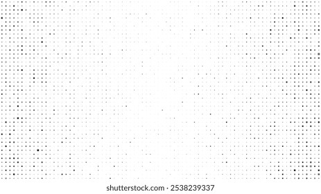 Abstract geometric background with squares. Grey pixels on white with empty space. Digital business backdrop. Vector illustration